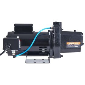 VEVOR 1.5 HP Cast Iron Sprinkler/Irrigation Pump, 115/230 Volt, 66 GPM 3450 RPM Shallow Well Jet Water Pump Booster