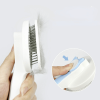 Cat Grooming Brush, Self Cleaning Slicker Brushes For Dogs Cats Pet Grooming Brush Tool Gently Removes Loose Undercoat